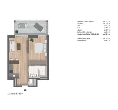 Foto - Etagenwohnung in Düsseldorf