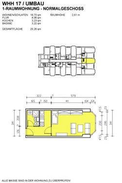Foto - 1 Zimmer Etagenwohnung zur Miete in Dresden