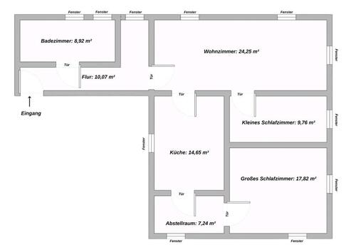 Foto - Wohnung zu vermiete - 950,00&nbsp;EUR Kaltmiete, ca.&nbsp; 93,00&nbsp;m&sup2;