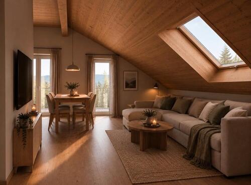 Foto - 3 Zimmer Dachgeschoßwohnung zur Miete in Moosthenning