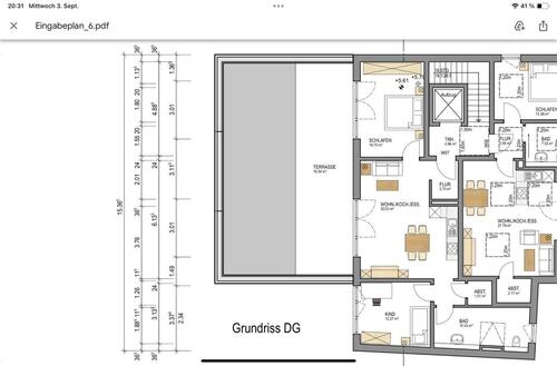 Foto - Erstbezug mit Terrasse Attraktive 3-Zimmer-Penthouse-Wohnung