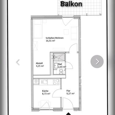 Foto - 1 Zimmer Etagenwohnung zur Miete in Stadtallendorf