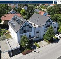 Traumhafte 2-Zimmer-Wohnung mit Loftcharakter und großer Dachterrasse in zentraler Lage von Landshut