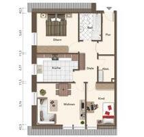 Neubau helle Eigentumswohnung 3 Zimmer 63 qm mit Küche - Großefehn