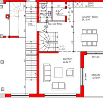 Neubau 4-Zimmer-Wohnung in ruhiger Merzig City Lage