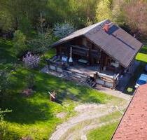 Holzhaus mit großer Scheune in Wassernähe fast Alleinlage - Oderberg