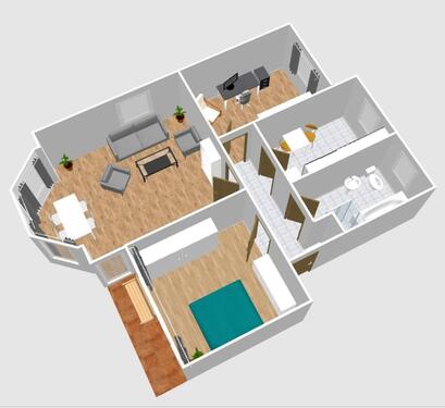 Foto - 3 Zimmer Erdgeschoßwohnung zur Miete in Bördeland
