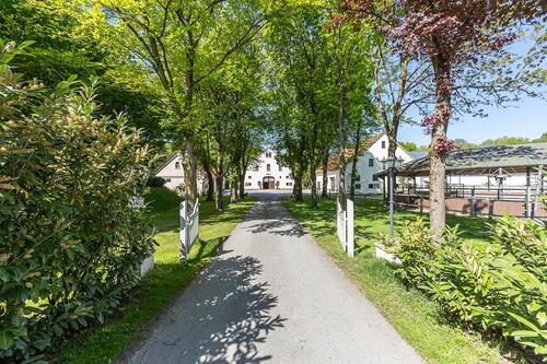 Foto - Gepflegte Reitanlage mit Reithalle und Wohnhaus