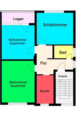 Foto - Helle 3-Zimmer-Wohnung mit Balkon