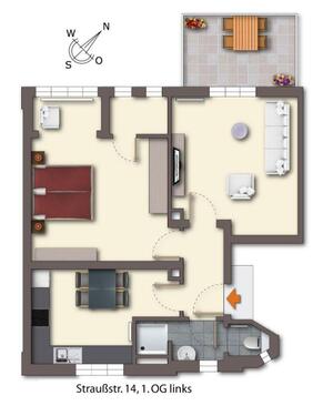 Foto - Etagenwohnung in Duisburg zur Miete