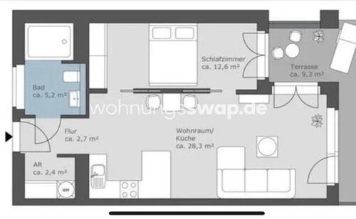 Foto - Wohnungsswap - 2 Zimmer, 55 m² - Westfälische Straße, Wilmersdorf, Berlin