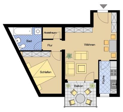 Foto - 2 Zimmer Etagenwohnung in Wilsdruff