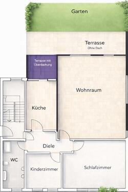 Foto - Erdgeschosswohnung, circa 100-105m² &Terrasse und Garten