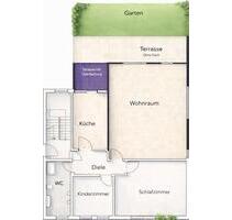 Erdgeschosswohnung, circa 100-105m² &Terrasse und Garten - Oberhausen Biefang