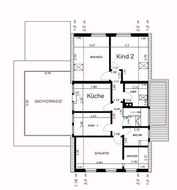 Foto - Kernsanierte 4-Zimmer-Wohnung mit großer Terrasse und 2Badezimmer
