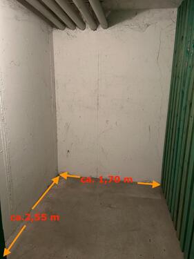 Foto - Kellerabteil ca. 4 m² mit Stromanschluss – trockener Lagerraum