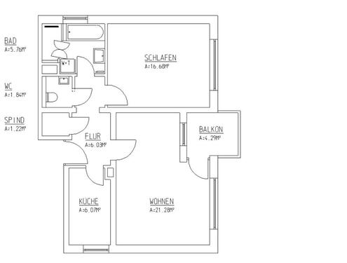 Foto - 2 Zimmer Etagenwohnung in Bitburg
