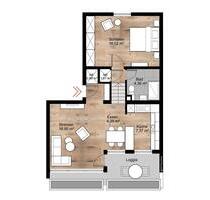 Frisch renovierte 2-Zimmer-Whg, sofort verfügbar, provisionsfrei - Amberg