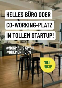 Foto - Co-Working-Platz in nettem Startup in Bremen Horn
