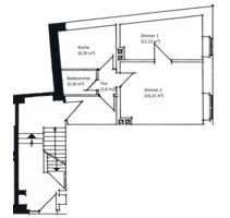 2-Zimmer-Wohnung in Uninähe (Amalienplatz) - Braunschweig Lehndorf-Watenbüttel