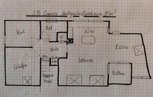 Foto - 95qm DG-Wohnung in Haunetal -Stärklos