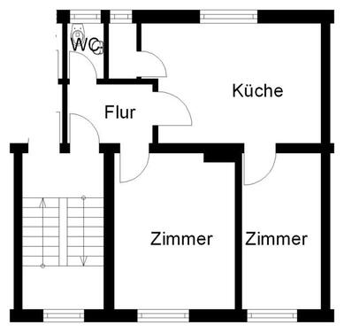 Foto - 2 Zimmer Etagenwohnung zur Miete in Osnabrück