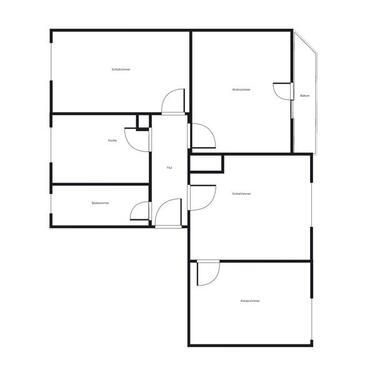 Foto - Hier findet jeder seinen Platz: geräumige 4-Zimmer-Wohnung frisch renoviert!