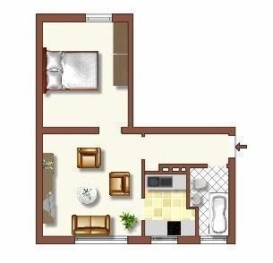 Foto - 2 Zimmer Erdgeschoßwohnung zur Miete in Duisburg