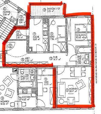 Foto - 3 Zimmer Etagenwohnung zur Miete in Leipzig