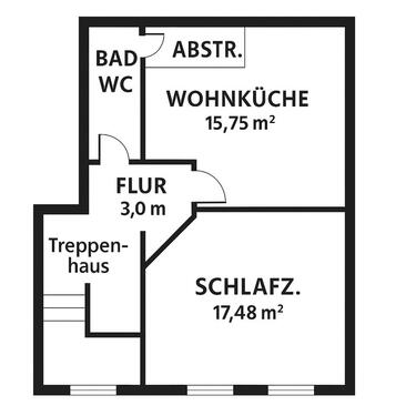 Foto - 2-Zi.-ETW in Stolberg-Donnerberg, gut vermietet, 38 m²