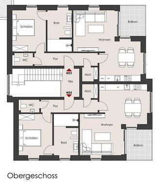Foto - Erstbezug Neubau Mietwohnung,KfW40+, PV-Strom, EBK, Keller