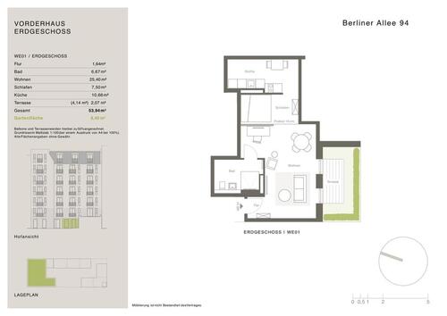 Foto - 1 Zimmer Etagenwohnung zur Miete in Berlin