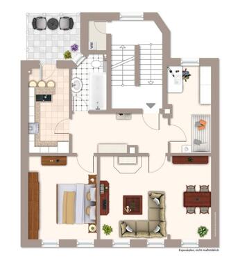 Foto - 3 Zimmer Etagenwohnung zur Miete in Gera