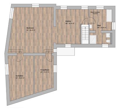 Foto - 4 Zimmer Maisonettenwohnung zur Miete in Gröditz