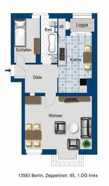 Foto - 1.5 Zimmer Etagenwohnung zur Miete in Berlin