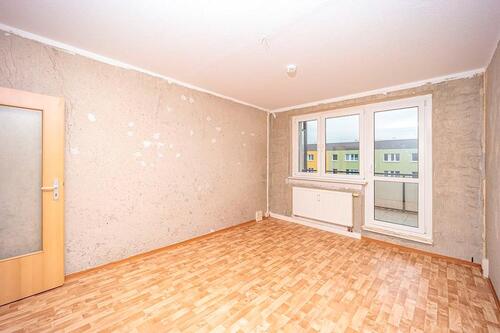 Foto - Familienwohnung mit Balkon - 355,00 EUR Kaltmiete,