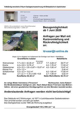 Foto - 3 Zimmer Dachgeschoßwohnung 2. OG