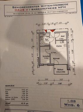 Foto - Eigentumswohnung - 150.000,00&nbsp;EUR Kaufpreis, ca.&nbsp; 46,00&nbsp;m&sup2;
