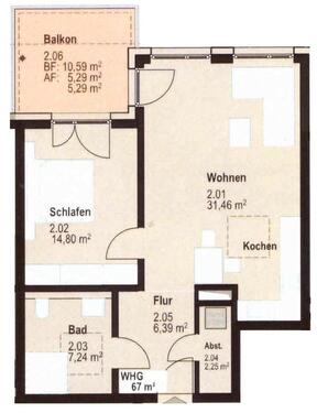 Foto - Etagenwohnung zur Miete in Nörten-Hardenberg