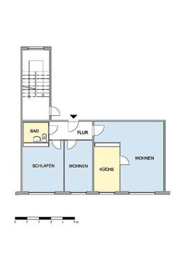 Foto - Etagenwohnung in Neubrandenburg zur Miete