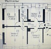 Helle 3-Zimmer Wohnung mit Balkon in Rheinhausen - ab 01.02.2026