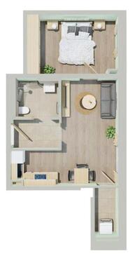 Foto - 2 Zimmer Etagenwohnung zur Miete in Straubing