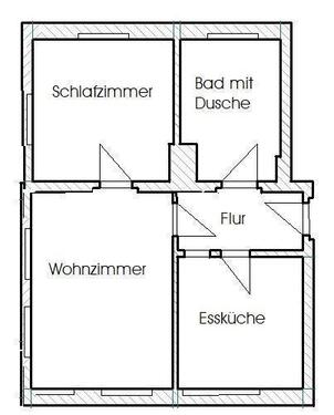 Foto - 2 Zimmer Etagenwohnung zur Miete in Zeithain