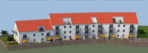 Foto - 2 Zimmer Wohnung Erdgeschoss (72qm) inkl. Küche, Keller, Garage