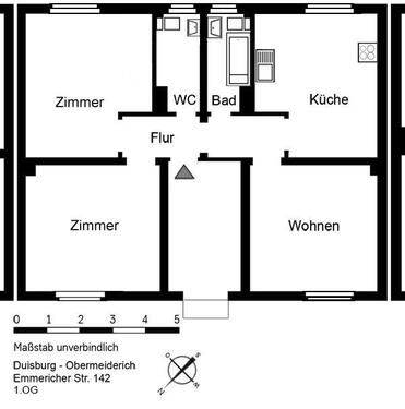 Foto - Etagenwohnung in Duisburg