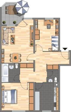 Foto - Etagenwohnung zur Miete in Koblenz