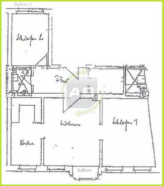 Foto - 3 Zimmer Etagenwohnung zur Miete in Zwickau