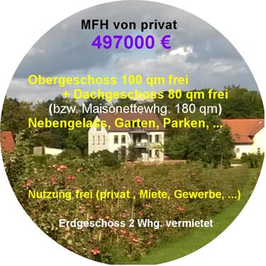 Foto - Mehrfamilienhaus-Villa bei Dresden (OG, Dachg., ... frei)
