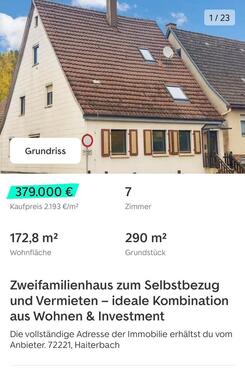 Foto - Mehrfamilienhaus in 72221 Haiterbach bei Nagold