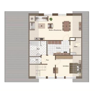 Foto - 70 Quadratmeter 2 ZKB in Neuvrees zu vermieten